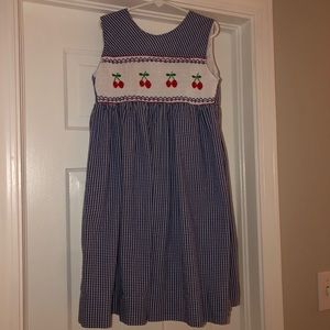 Orient Expressed Girls Smocked Cherries dress 7